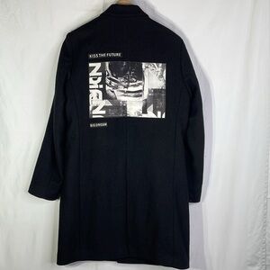 Trendiano wool blend topcoat